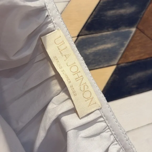 Ulla Johnson Sena Tiered Flutter-Sleeve Ruffle Dress in Dove size 6 - Picture 8 of 13